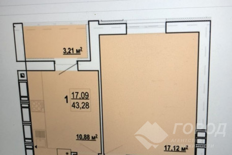 Продам 1-кімнатну квартиру в новобудові, Журавлевка, ЖК Гидропарк, Код: 481295/3