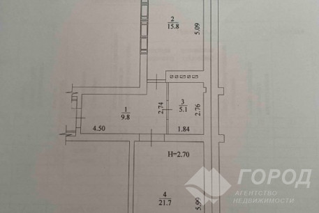 Продам 1-кімнатну квартиру в новобудові, Алексеевка, Код: 489686/18
