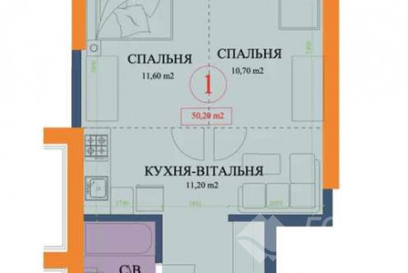 Продам 2-х кімнатну квартиру в новобудові, Центр, Архитектора Бекетова метро, Код: 501057/15