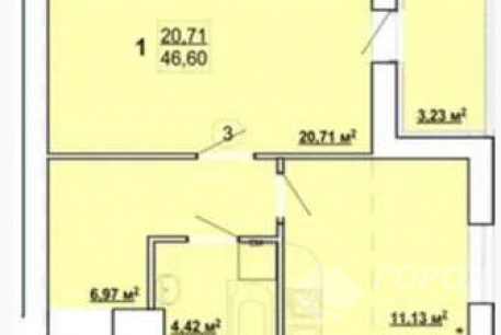 Продам 1-кімнатну квартиру в новобудові, Журавлевка, ЖК Гидропарк, Код: 535402/4