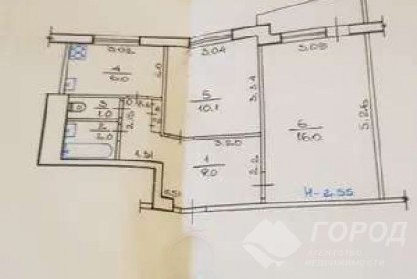 Продам 2-х кімнатну квартиру, Гагарина проспект, Остановка Державинская, Код: 537459/1