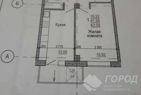 Продам 1-кімнатну квартиру в новобудові, Северная Салтовка, Код: 540560/2