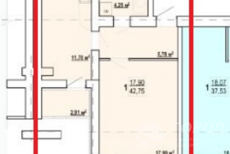 Продам 1-кімнатну квартиру в новобудові, Журавлевка, Код: 542332/11