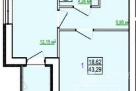 Продам 1-кімнатну квартиру в новобудові, Холодная Гора, Код: 542332/4