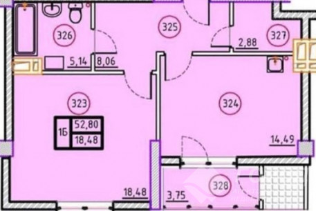 Продам 1-кімнатну квартиру в новобудові, Сосновая Горка, Код: 619019/24