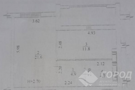 Продам 1-кімнатну квартиру в новобудові, Холодная Гора, Код: 619019/6