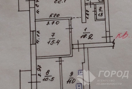 Продам 3-х кімнатну квартиру, ХТЗ, Код: 622873/1