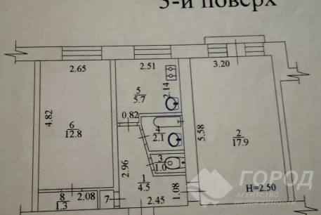 Продам 2-х кімнатну квартиру, Одесская, Код: 634047/2