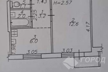Продам 1-кімнатну малогабаритку, Гагарина проспект, Спортивная метро, Код: 637378/5