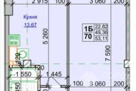 Продам 1-кімнатну квартиру в новобудові, Гагарина проспект, Спортивная метро, Код: 638756/11