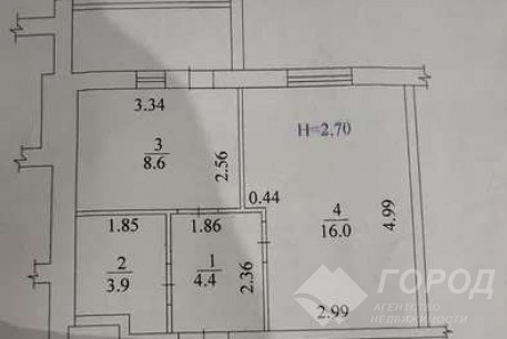 Продам 1-кімнатну квартиру в новобудові, Новые дома, Код: 639201/6