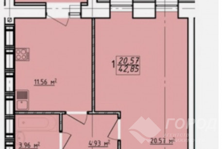Продам 1-кімнатну квартиру в новобудові, Гагарина проспект, Код: 641209/43
