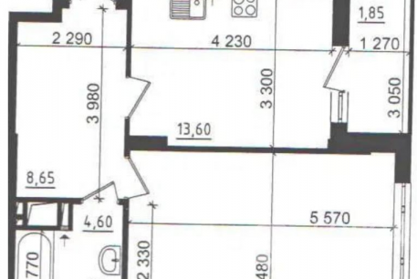 Продам 1-кімнатну квартиру в новобудові, Новые дома, Код: 643056/25