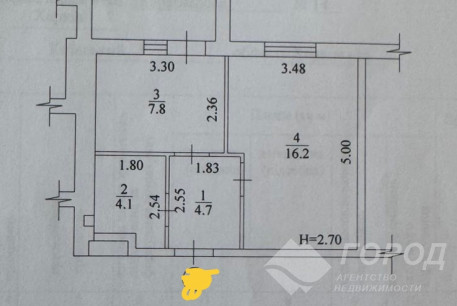 Продам 1-кімнатну квартиру в новобудові, Салтовка, Код: 644097/109