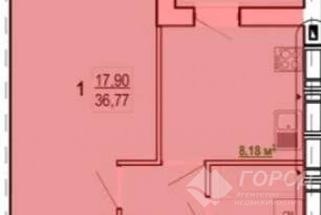 Продам 1-кімнатну квартиру в новобудові, Журавлевка, ЖК Гидропарк, Код: 644715/3