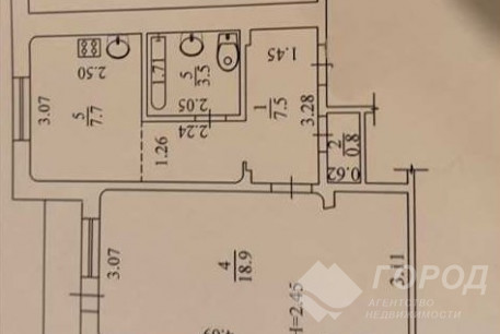 Продам 1-кімнатну квартиру, ХТЗ, Код: 645677/55