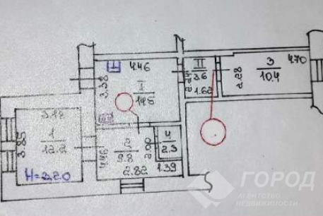 Продам гостинку, Гагарина проспект, Код: 645896/23