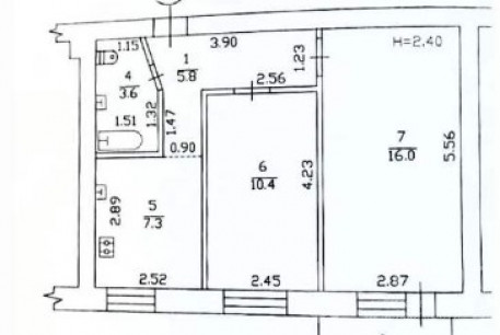 Продам 2-х кімнатну квартиру, Гагарина проспект, Код: 645896/34