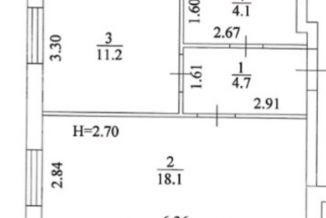 Продам 1-кімнатну квартиру в новобудові, ХТЗ, Код: 646620/43