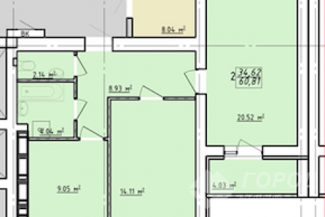 Продам 3-х кімнатну квартиру в новобудові, Гагарина проспект, Код: 646662/126