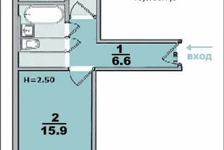 Продам 1-кімнатну квартиру, Салтовка, 602 м/р, Код: 647479/415