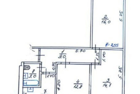 Продам 3-х кімнатну квартиру, Салтовка, 520 м/р, Код: 648460/6