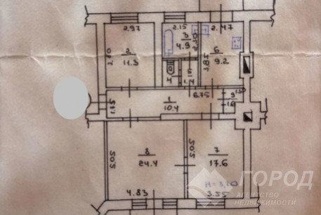 Продам 3-х кімнатну квартиру, Центр, Код: 648485/96