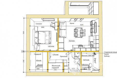Продам 1-кімнатну квартиру в новобудові, Немышля, Код: 652030/1