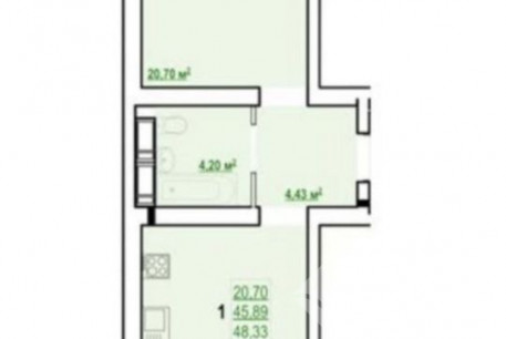 Продам 2-х кімнатну квартиру в новобудові, Холодная Гора, Холодная Гора метро, Код: 656562/12