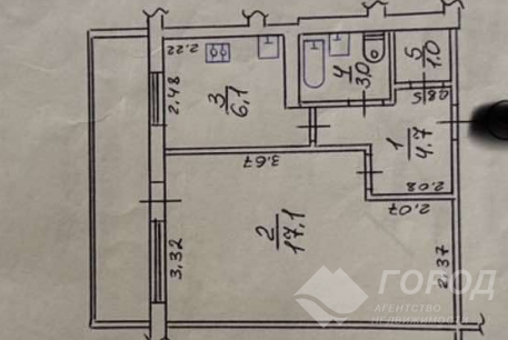 Продам 1-кімнатну квартиру, Рогань, Код: 658281/14