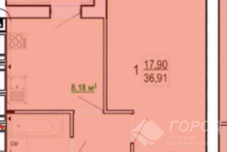 Продам 1-кімнатну квартиру в новобудові, Журавлевка, Код: 665785/30