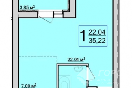 Продам 1-кімнатну квартиру в новобудові, Салтовка, Код: 666160/3