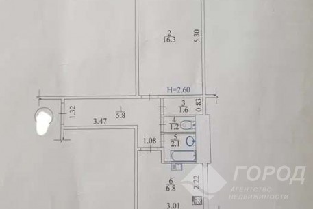 Продам 1-кімнатну квартиру, Рогань, Код: 668466/3