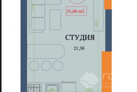 Продам 1-кімнатну квартиру в новобудові, Центр, Архитектора Бекетова метро, Код: 675188/6