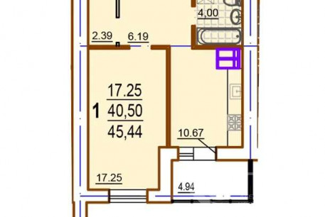 Продам 1-кімнатну квартиру в новобудові, Павлово поле, 23 Августа метро, Код: 677732/5