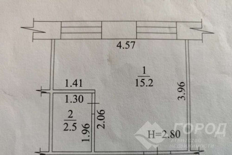 Продам гостинку, Центральный рынок, Код: 678644/4