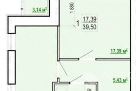 Продам 1-кімнатну квартиру в новобудові, Журавлевка, Код: 685924/2