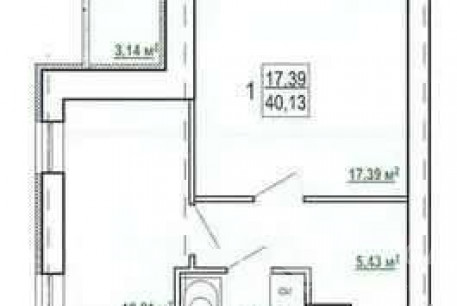 Продам 1-кімнатну квартиру в новобудові, Журавлевка, Код: 687504/11