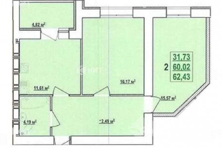 Продам 2-х кімнатну квартиру в новобудові, Гагарина проспект, Проспект Гагарина метро, Код: 687504/12