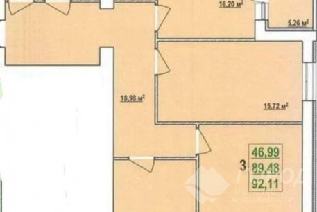 Продам 3-х кімнатну квартиру в новобудові, Гагарина проспект, Проспект Гагарина метро, Код: 691094/2