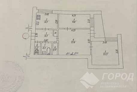 Продам 3-х кімнатну квартиру, Новые дома, Коммунальный рынок, Код: 695518/2