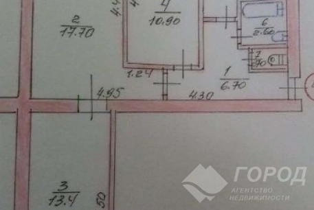 Продам 3-х кімнатну квартиру, Песочин, Надия, Код: 699190/1