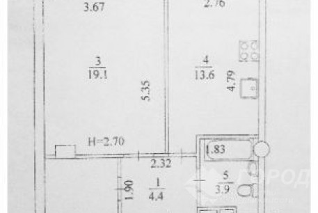 Продам 1-кімнатну квартиру в новобудові, Новые дома, 22 больница, Код: 700277/1