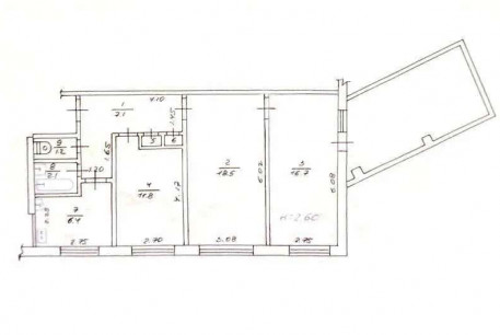 Продам 3-х кімнатну квартиру, Алексеевка, Победа метро, Код: 701751/3