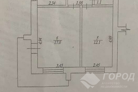 Продам 2-х кімнатну квартиру, Залютино, Код: 706296/2