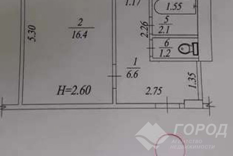 Продам 1-кімнатну квартиру, Алексеевка, Код: 708617/2