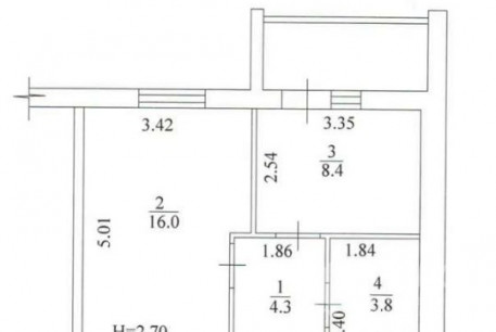 Продам 1-кімнатну квартиру в новобудові, ХТЗ, Пролетарская метро (Индустриальная), Код: 712530/5