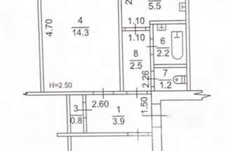 Продам 2-х кімнатну квартиру, Шишковка, Код: 718777/3