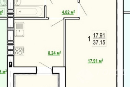 Продам 1-кімнатну квартиру в новобудові, Журавлевка, Код: 720546/32