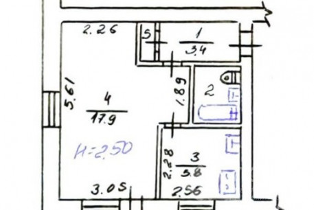 Продам 1-кімнатну квартиру, ХТЗ, Код: 723114/14
